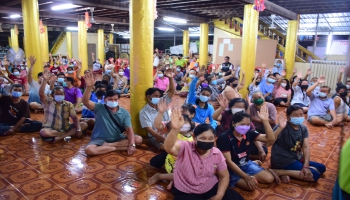 การจัดเวทีประชาคมหมู่บ้าน/ตำบล เพื่อกำหนดแนวทางการพัฒนา ประเด็น ยุทธศาสตร์ เพื่อให้สอดคล้องกับนโยบายของรัฐบาล แผนพัฒนาจังหวัด แผนพัฒนาอำเภอและแผนชุมชน รวมทั้งเสนอสภาพปัญหา/ความต้องการโครงการ/กิจกรรม เพื่อนำมาบรรจุไว้ในร่างแผนพัฒนาท้องถิ่น (พ.ศ.2566-2570)